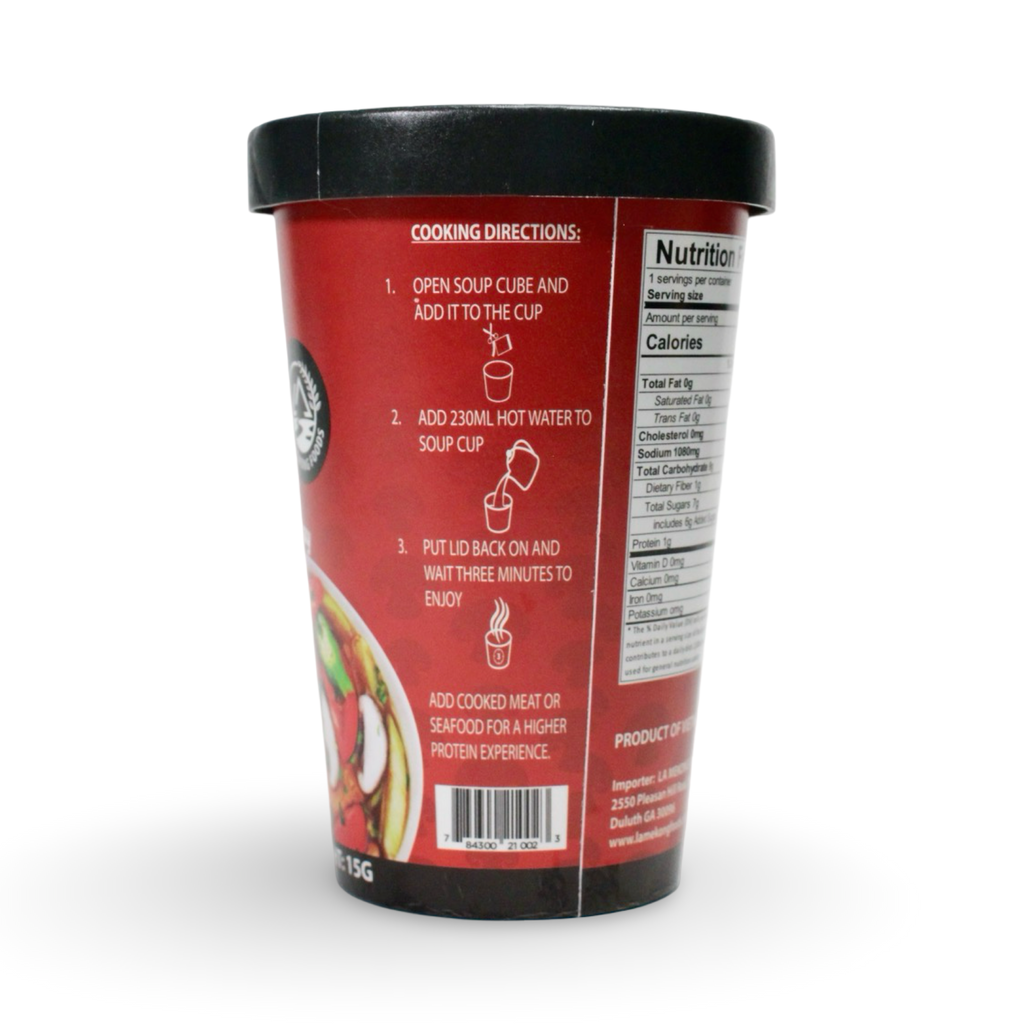 Hot and Sour - Instant Veggie Soup in a Cup - Canh Chua Nấm Chay