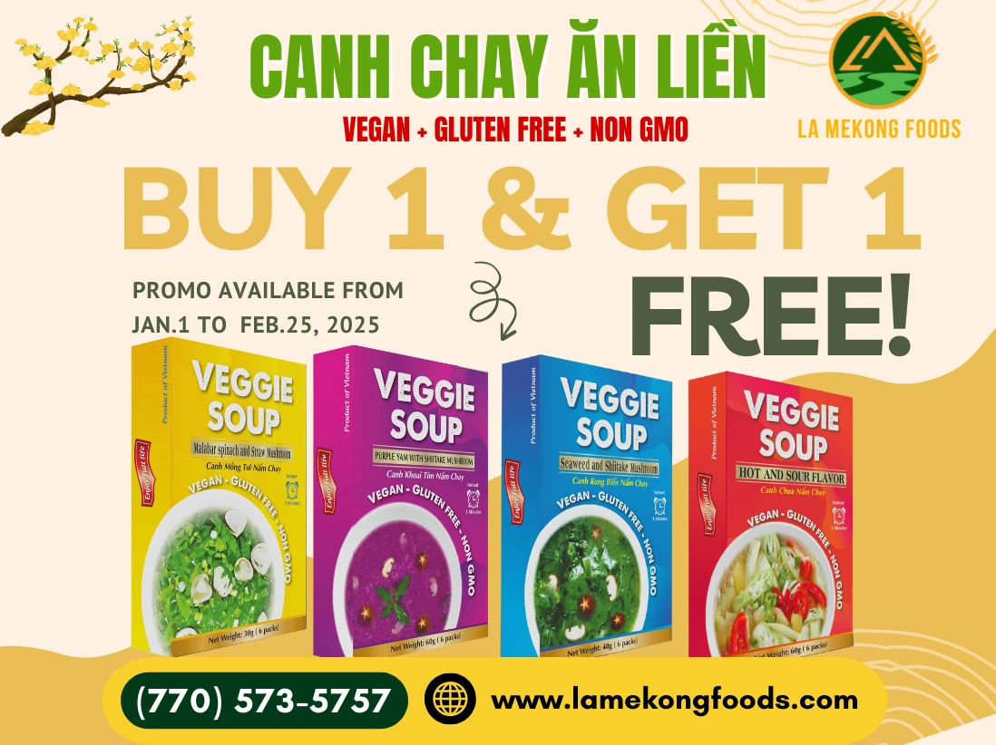 LA ME KONG FOODS launches a BUY 1 GET 1 FREE promotion