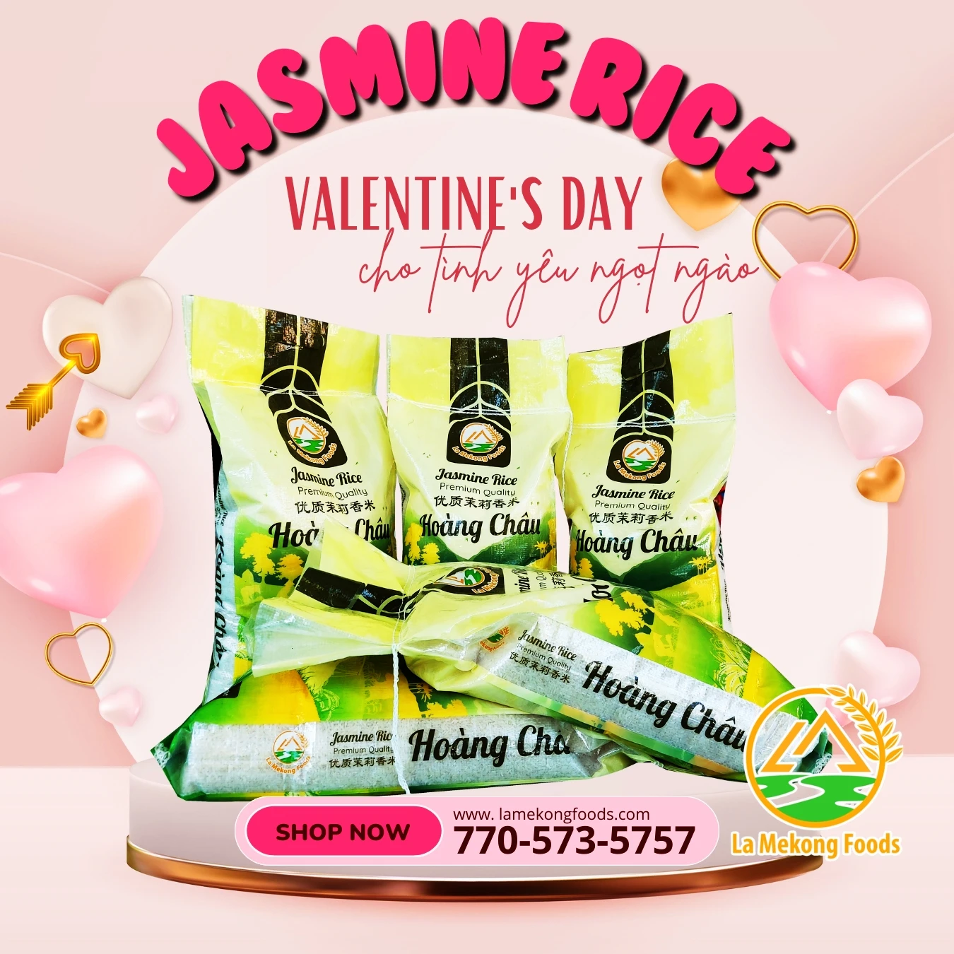 TheTaste of Love with Jasmine Rice from Lamekong Foods