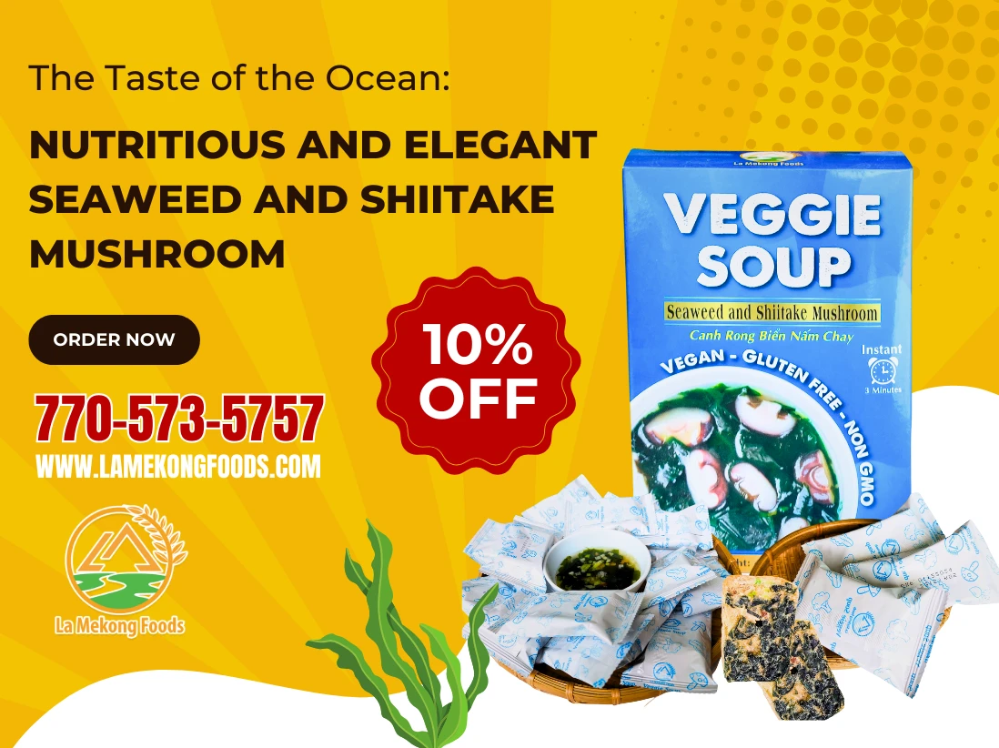 The Taste of the Ocean: Nutritious and Elegant Seaweed and Shiitake Mushroom