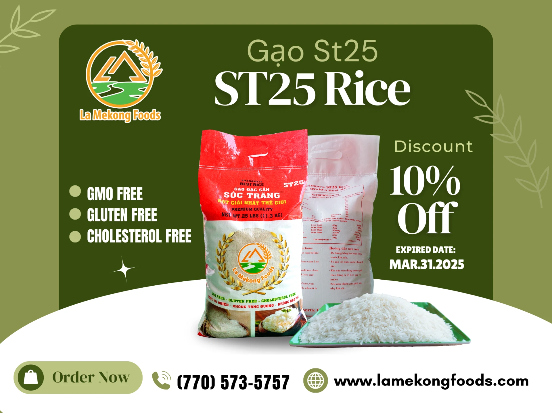 ST25 RICE – THE SECRET TO RESTAURANT-QUALITY RICE AT HOME!