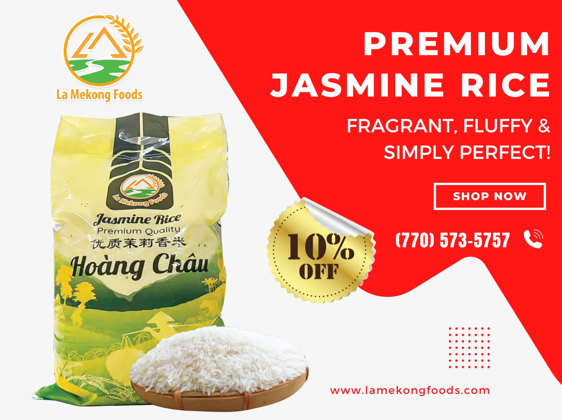 JASMINE RICE – FRAGRANT, FLUFFY & SIMPLY PERFECT!