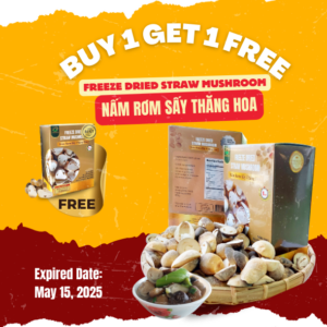 Buy 1 Get 1 Free - Freeze Dried Straw Mushroom