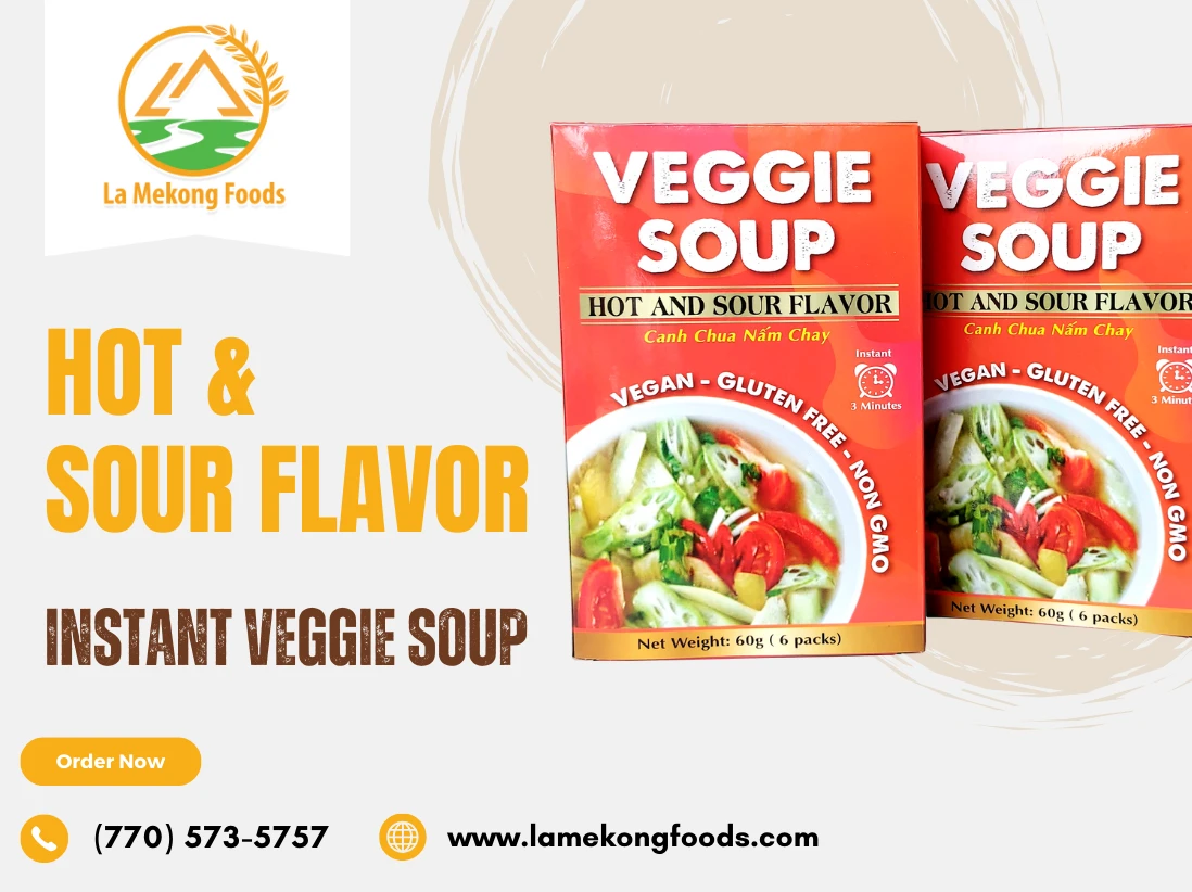 Hot & Sour Flavor – Instant Veggie Soup