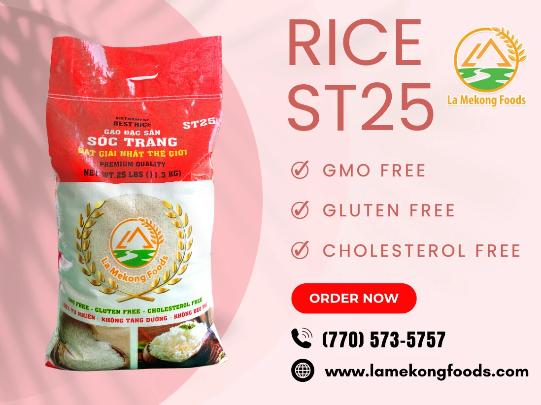 Gạo ST25 – Tốt cho sức khỏe, ngon từng hạt!